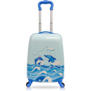 Tucci-Kids Dolphin Hardside Wheeled Spinner Rolling Luggage