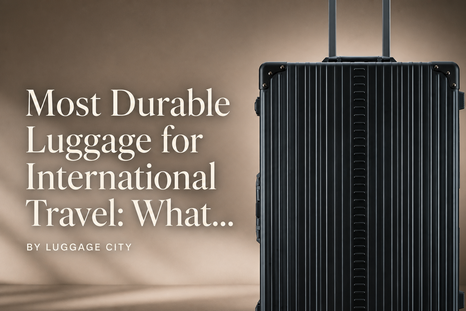 Most Durable Luggage for International Travel: What Actually Holds Up
