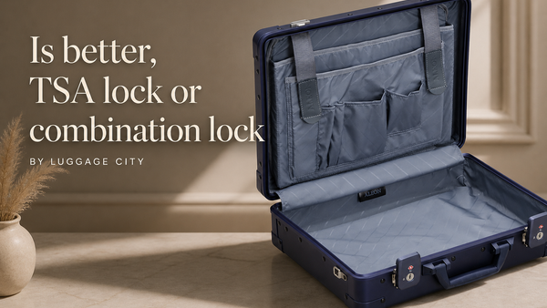 Which is better, TSA lock or combination lock? | Luggage City