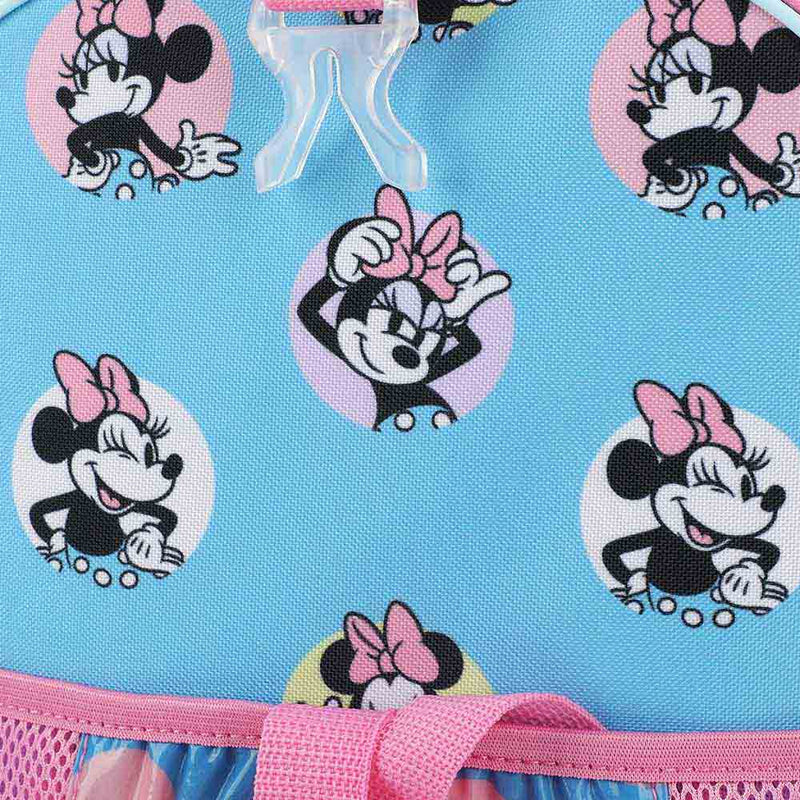 Minnie Mouse Be Kind Be True Be Brave Be You Kids 14" Backpack and Lunch Bag 4 Piece Set