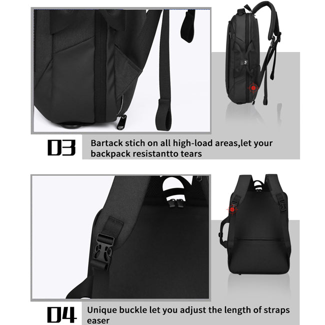 {{ backpack }} {{ anSport City View Remix (City Scout) Backpack SuccessActive }} - Luggage CityAoking {{ black }}