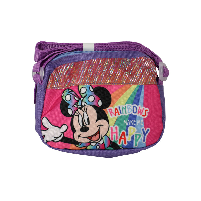 Disney Mini Mouse Crossbody Rainbow Purse Handbag