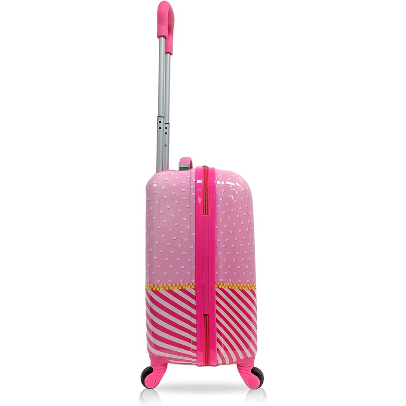 Tucci-Kids Girl Hardside Spinner Wheeled Rolling Luggage