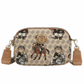 Sophia Leatherette Crossbody Bag - Luggage City