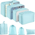 8 pcs Set Travel Luggage Organizer Packing Cube