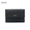 JCCS Women’s Genuine Leather Multi-Card Wallet with Dual ID Windows