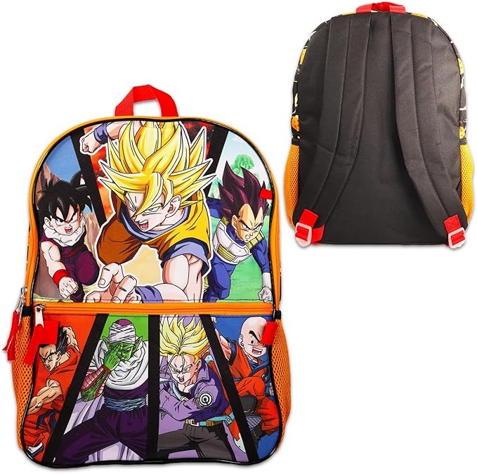 Bioworld Dragon Ball-Z 5Pcs Backpack Set