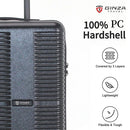 Ginza Travel Hardside Trolley Spinner Luggage 2 Pcs Set (20"/28")