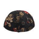 Henney Bear Melfi Bear Pattern Tapestry Flat Cap