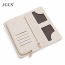 JCCS Women’s Genuine Leather Multi-Compartment Zip-Around Long Wallet