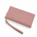 JCCS Women’s Genuine Leather Multi-Compartment Zip-Around Long Wallet