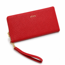 JCCS Women’s Genuine Leather Multi-Compartment Zip-Around Long Wallet