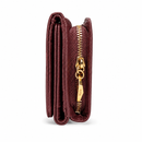 JCCS Women’s Genuine Leather Flap Wallet with Zip Coin Compartment
