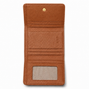 JCCS Women’s Genuine Leather Flap Wallet with Zip Coin Compartment