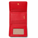 JCCS Women’s Genuine Leather Flap Wallet with Zip Coin Compartment