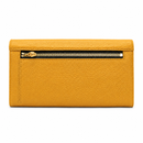 JCCS Women’s Genuine Leather Accordion Wallet with Exterior Zip Pocket