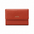 JCCS Women’s Genuine Leather Multi-Card Wallet with Dual ID Windows