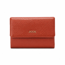 JCCS Women’s Genuine Leather Multi-Card Wallet with Dual ID Windows