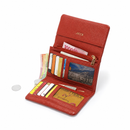 JCCS Women’s Genuine Leather Multi-Card Wallet with Dual ID Windows