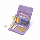 JCCS Women’s Genuine Leather Multi-Card Wallet with Dual ID Windows