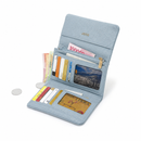 JCCS Women’s Genuine Leather Multi-Card Wallet with Dual ID Windows