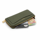 JCCS Women’s Genuine Leather Zip-Around Continental Wallet