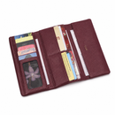 JCCS Women’s Genuine Leather Multi-Card Flap Wallet