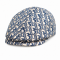 Henney Bear Melfi Bear Pattern Tapestry Flat Cap