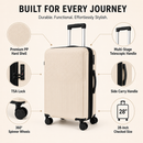 Omaska Jetvibe Pro 28-Inch Large Expandable Hardside Spinner Suitcase - Luggage City