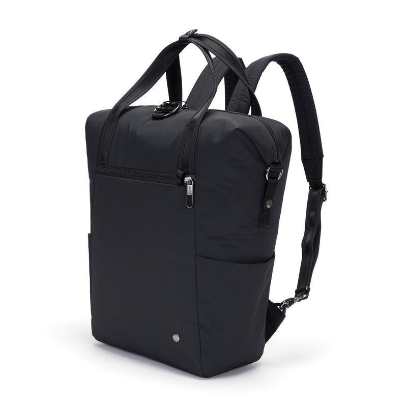 {{ backpack }} {{ anSport City View Remix (City Scout) Backpack SuccessActive }} - Luggage CityPacsafe {{ black }}