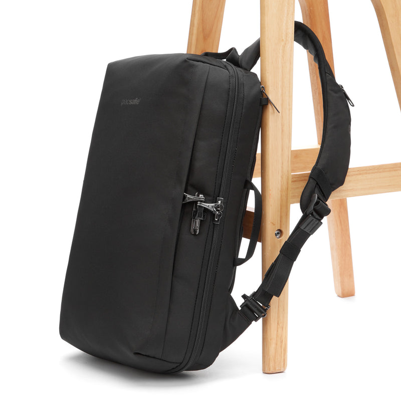 {{ backpack }} {{ anSport City View Remix (City Scout) Backpack SuccessActive }} - Luggage CityPacsafe {{ black }}