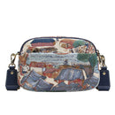 Sophia Leatherette Crossbody Bag - Luggage City