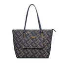 Nova Shoulder Tote Bag - Blue Shadow Bear