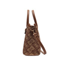 Canterburry Leatherette Top Handle Shoulder Bag - Luggage City