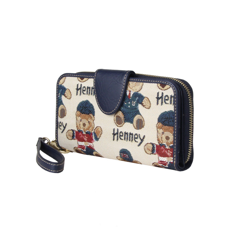 Henney Bear Wristlet Purse