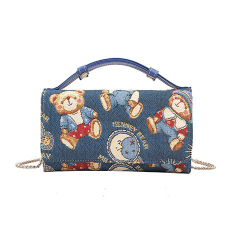 Henney Bear Clutch Bag