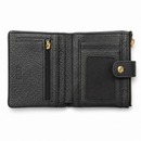 JCCS Women’s Genuine Leather Compact Bifold Wallet with Zip Coin Pocket