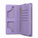 JCCS Women’s Genuine Leather Multi-Compartment Zip-Around Long Wallet