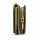 JCCS Women’s Genuine Leather Flap Wallet with Zip Coin Compartment