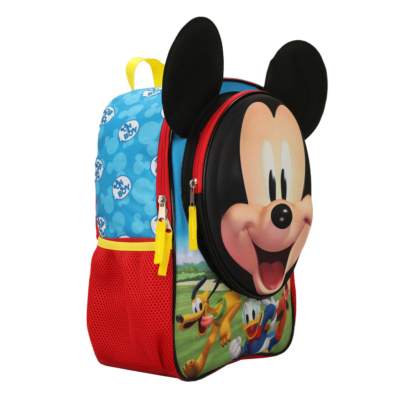 Mickey Mouse Friends Kids 14" Mini Backpack With Ears