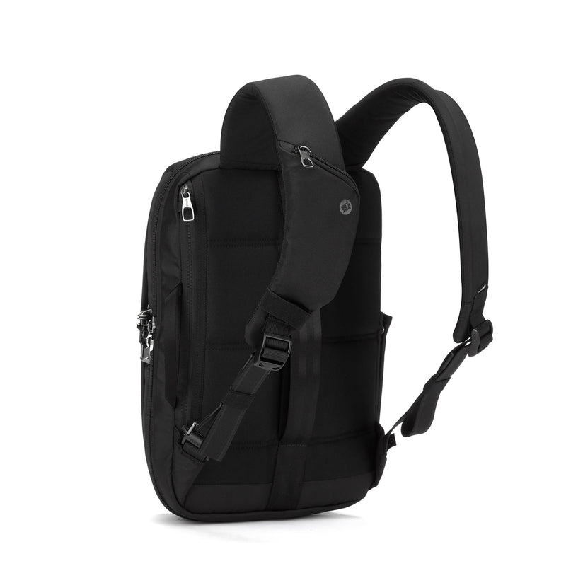 {{ backpack }} {{ anSport City View Remix (City Scout) Backpack SuccessActive }} - Luggage CityPacsafe {{ black }}