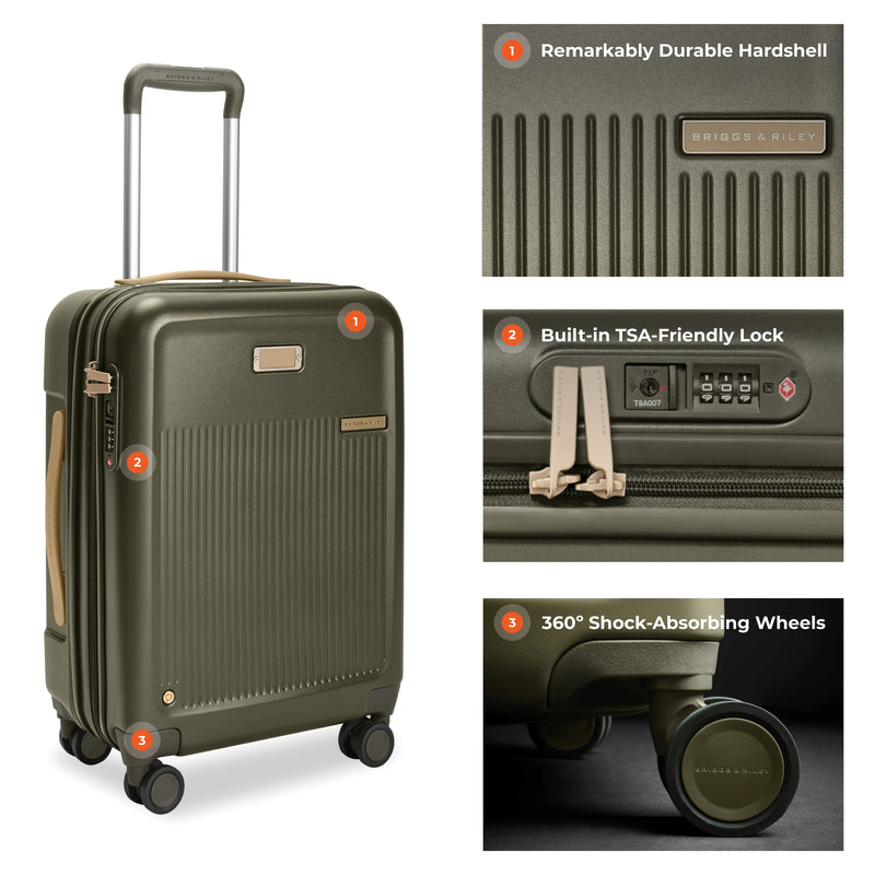 Briggs & Riley Sympatico 3.0 Global Carry-On Expandable Spinner 21"