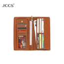 JCCS Women’s Genuine Leather Slim Multi-Card Long Wallet