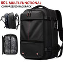 Vacuum Compression Backpack with Air Pump - Luggage City