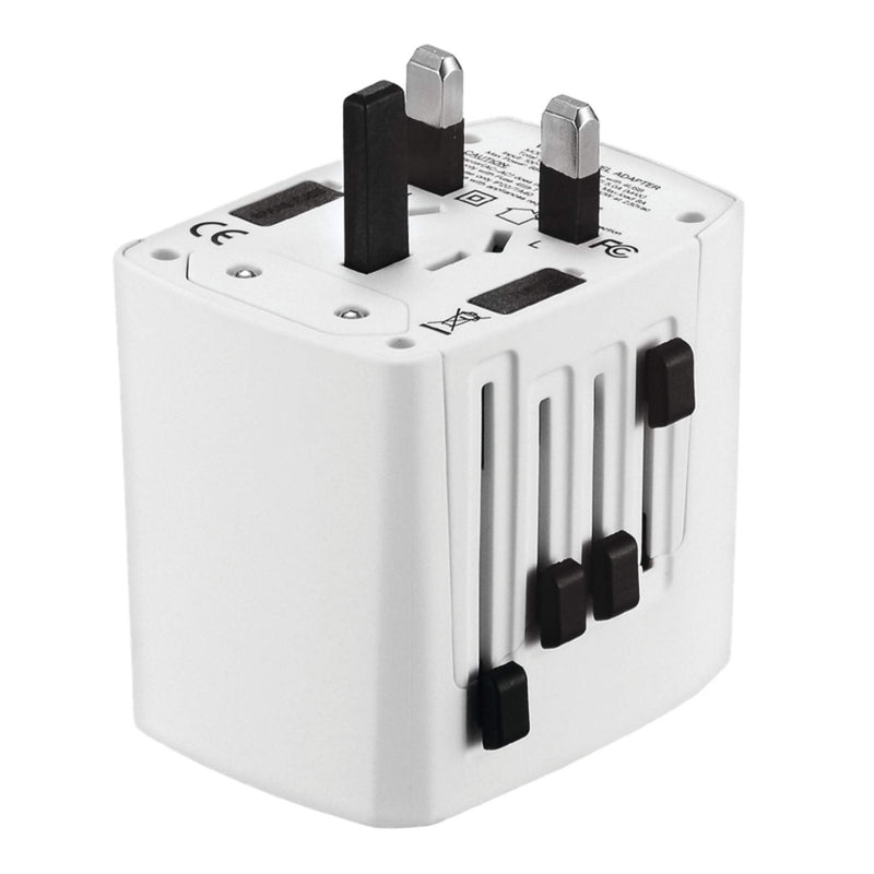 Maple Leaf International Universal Travel Adapter Plug w/ 4 USB Charging Ports