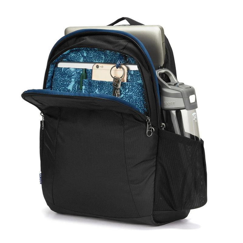 {{ backpack }} {{ anSport City View Remix (City Scout) Backpack SuccessActive }} - Luggage CityPacsafe {{ black }}